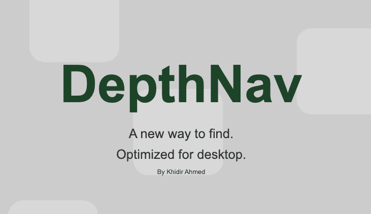 DepthNav project preview